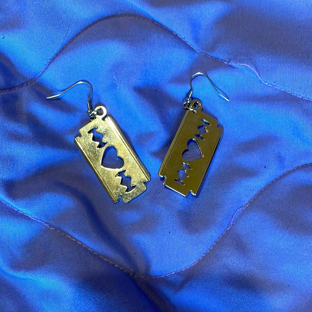 Razor Blade Earrings set!